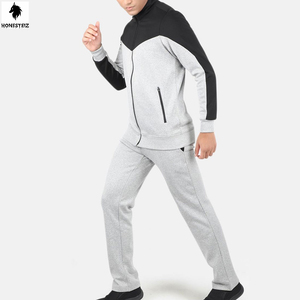 ชุดวิ่งออกกำลังกายแบบลำลองของผู้ชายเอวยางยืดผ้าวูลชุดวิ่งออกกำลังกายแบบมีลวดลายตกแต่ง - Product Image 3