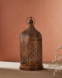 High Quality Glass Metal <b>Candle</b> <b>Lantern</b> Best Price for Home Hotel Decoration New Design Available in Small Large Sizes Christmas - Product Image 3