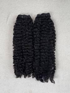 ช่อผมแท้จากพม่าสำหรับต่อผมมนุษย์แบบไม่ผ่านการทำ100% ผมคนหยิกเป็นลอน - Product Image 3