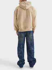 Sweat à capuche pour homme en coton au design tendance, respirant et chaud pour l'hiver, en vente - Product Image 5