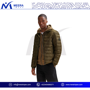 Fashionable Puffer <b>Jacket</b> with Quilted Design and Elastic Cuffs - Perfect for Casual Wear, Hiking, and <b>Travel</b> in Cold Weather - Product Image 5