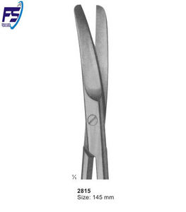 Tijeras dentales 145 mm rectas afiladas-romas FS:2813 - Product Image 6