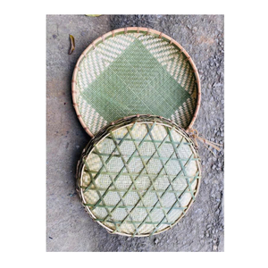 Cesta de Bambú Premium para Lavar, Bandeja de Bambú para Tamizar, Cesta de Bambú para el Hogar y Restaurantes - Product Image 2