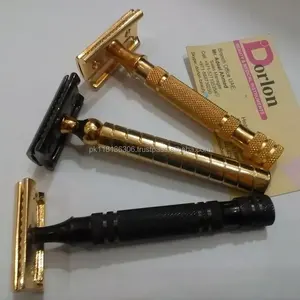 Premium Quality Barber Safety Razor Men Grooming <b>Tools</b> Private Label Customized Sustainable Double Edge Men's <b>Shaving</b> Razors - Product Image 1