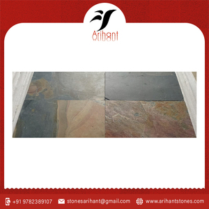 Azulejo de chapa de pizarra rústica de diseño moderno cortado a medida con acabado de superficie dividido único para aplicaciones de Villa - Product Image 2