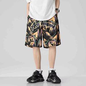 Short de gym unisexe personnalisé High Street, coupe-vent en maille avec cordon de serrage élastique, coupe-vent décontracté, vente en gros pour - Product Image 2