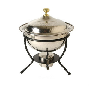 Handmade Design <b>Buffet</b> Ware <b>Food</b> <b>Warmer</b> Chafing Dish With Burner Stand Metal Chafing Dish <b>Buffet</b> <b>Server</b> Dishes - Product Image 2