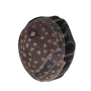 Perruque et toupet 100% cheveux humains, cheveux vierges chinois Remy, prothèse Taz Hair BD Lace Front Water Wave - Product Image 2