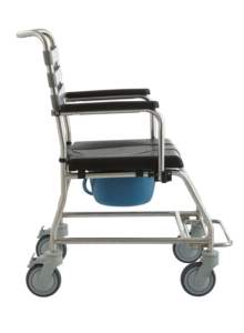 BESCO Commode en acier réglable Toilette pour personnes âgées et handicapées Équipement de sécurité pour salle de bain - Product Image 2