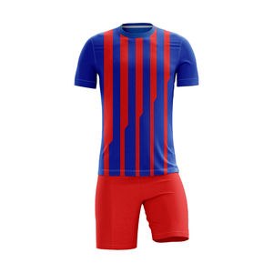Nouvel arrivage d'uniformes de football bleu et jaune pour hommes OEM Club Sports Wear pour adultes pour l'équipe de football pour hommes - Product Image 6