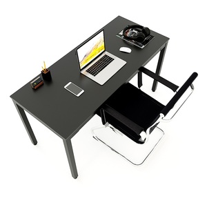 UConcept 140x60 Wooden <b>Computer</b> <b>Desk</b> with Assembled Steel Legs for Home Office - Product Image 2