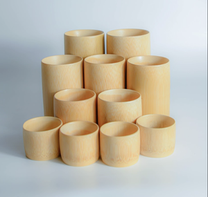 Taza de Bambú Natural Sólido para Agua y Bebidas, Vaso de Bambú Hecho a Mano en Vietnam - Product Image 2