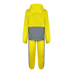 Conjunto de chándales cortavientos de ciclismo bordados personalizados, ropa de trabajo reflectante impermeable con cremallera, chándales con logotipo personalizable - Product Image 3