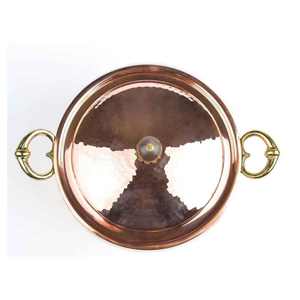 Cuillères de pot de service en cuivre de haute qualité à forte demande ensemble de plats de chauffe-plats écologiques exportateur indien ustensiles de cuisine riz sûr - Product Image 3