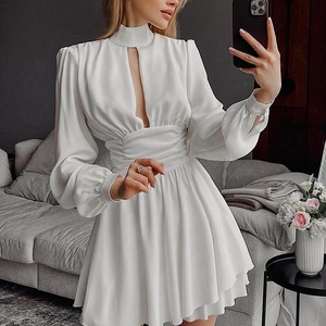 white wedding dress with sleeves Long Sleeve A-Line Chiffon Dress by Cinderella Divine WEDDING GOWN BY  CINDERELLA DIVIVE CD0192W – Bridal Hive