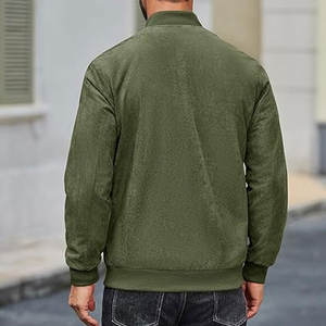 Chaqueta de cuero de moto de carreras negra de invierno OEM personalizada lavada con cremallera Vintage para hombre-impermeable transpirable - Product Image 3