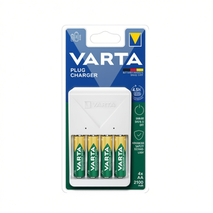 White 4xAA <b>Plug</b> Charger and Power Supplies Accessories 57657101451 - Product Image 3