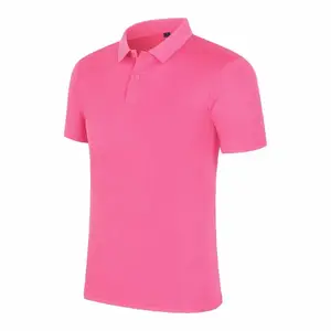 100 % Baumwolle Herren Polo-Hemd Polo einfarbig bestickt hochwertiges Stickerei-Design Polyester Herren Menge