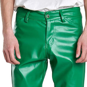 Pantalones de Cuero de Nueva Llegada, Último Diseño, Mejor Precio al por Mayor, Pantalones de Cuero Transpirables para Hombre Hechos en Pakistán - Product Image 2