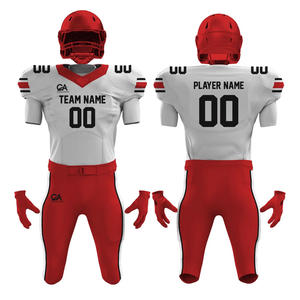 Uniforme de maillot de football américain pour hommes sur mesure 2025 uniforme de football américain pas cher personnalisé uniforme de football américain pour femmes - Product Image 2