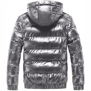 Veste matelassée grise pliable pour homme - Chaude pour l'hiver, imperméable, veste de ski à capuche - Product Image 5