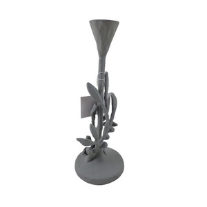 Soporte de vela de hierro, piedra gris, generalmente utilizado para el hogar, tarros de vela decorativos, candelabros de Metal, candelabros - Product Image 4