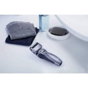 Afeitadora Eléctrica de Doble Cuchilla para Uso en Seco/Húmedo, Impermeable IPX7, Mini Afeitadora Rotatoria de Láminas, Triple Cuchilla, Manual en Alemán, Lavable - Product Image 1