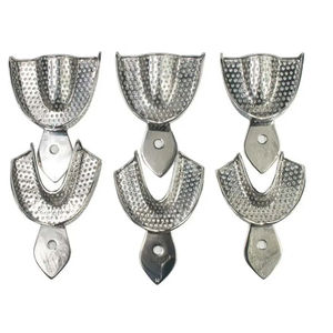 <b>Dental</b> Impression Trays Perforated | Stainless Steel <b>Dental</b> <b>Equipment</b> & Instruments | Oral Care Products - Product Image 1