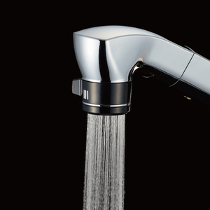 Vente en gros de mitigeur de cuisine en acier inoxydable mitigeur de robinet d'évier à double levier avec douchette thermostatique froid monotrou - Product Image 5