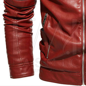 Meilleures ventes de vestes en cuir pour hommes Design personnalisable avec tissu long pour l'hiver Le plus populaire pour différents looks - Product Image 6