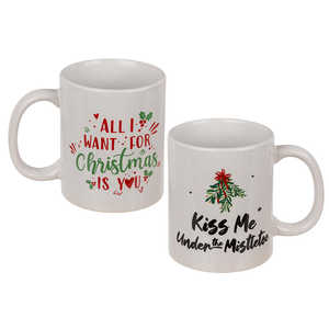 Juego de Tazas de Cerámica para Navidad, 2 Unidades, Aptas para Microondas y Lavavajillas, Material de Dolomita, Diseño Novedoso 3D de Animales, Ideal para Regalos - Product Image 3