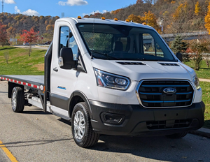 (W&T) PROMOCIÓN Venta Camión Usado Ford E-Transit 2023 con Remolque Plano de 16 pies, CAMIÓN USADO, AUTO USADO - Product Image 3