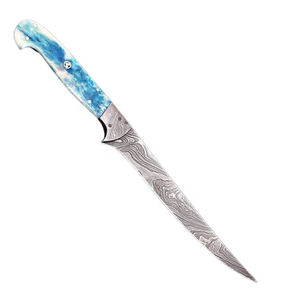 Cuchillo de Filetear Profesional de Acero Inoxidable con Mango de Madera para Procesamiento de Pescado e Industria Pesquera - Product Image 2