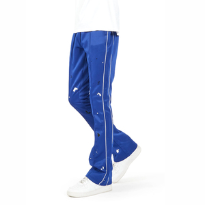 New Style Customized Logo <b>Men</b> Lightweight Breathable Flare Pants Streetwear <b>Men</b> Casual Outdoor Wear Flare <b>Trouser</b> - Product Image 2