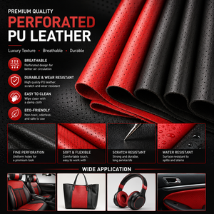 Pelle Sintetica in Microfibra per Uso Automobilistico, per Tappezzeria, Arredamento e Sedili Auto - Product Image 1
