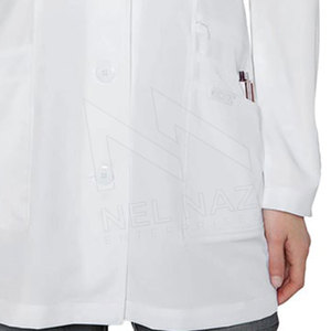 Venta caliente Mejor Calidad Unisex Hospital Médico Uniformes de Laboratorio Bata de Médico Enfermera Bata de Laboratorio Blanco - Product Image 5