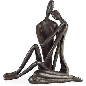 Les sculptures de figurines en métal peuvent éveiller des émotions puissantes grâce à des designs minimalistes et impactants, une décoration de table étonnante. - Product Image 4