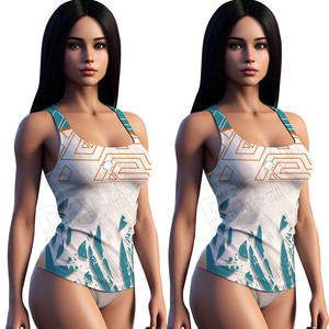 Camiseta sin mangas para mujer con logo personalizado en la parte delantera, tejido de punto, poliéster/algodón, alta calidad, superventas, mejor precio - Product Image 5