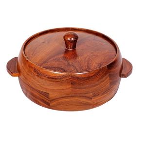 Natural Wood <b>Hot</b> Pot Home Kitchen Table Ware Wood Chapati Box Customized Design Best Product <b>Food</b> Storage <b>Container</b> Box - Product Image 4