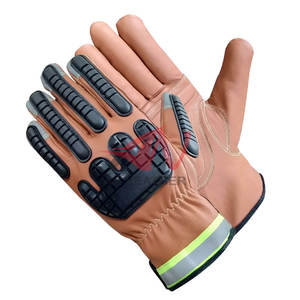 ถุงมือหนัง TPR แข็งแรง ทนทานต่อแรงกระแทก พร้อมการปกป้องมือเต็มรูปแบบ สวมใส่สบาย ป้องกันการบาด - Product Image 6