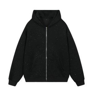 Primavera Otoño Invierno pareja ropa cielo estrellado sudaderas con capucha suelta versátil felpa sudaderas para hombres y mujeres DDP envío - Product Image 3