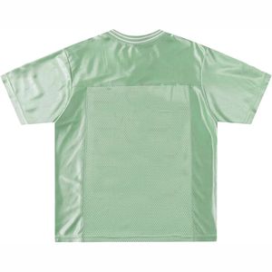 Camiseta de rugby con logotipo bordado de malla personalizada al por mayor, uniforme de fútbol americano de malla de talla grande, camiseta de fútbol americano - Product Image 3