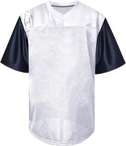 Maillots de football américain personnalisables tissu de performance à séchage rapide manches rayées évacuation de l'humidité grande taille coupe de qualité professionnelle - Product Image 2