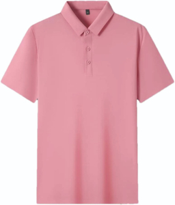 Chemises polo personnalisées, vente directe d'usine, chemises polo douces et unies, grandes tailles pour hommes, col rabattu, design personnalisé, respirantes. - Product Image 4