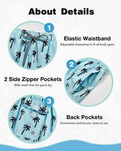 Shorts de Playa para Hombre, Shorts Casuales de Verano para Surf, Trajes de Baño Cortos para Hombre, Venta al por Mayor en Línea - Product Image 3