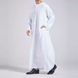 <b>Top</b> Quality Wholesale High Demanded Embroidered Arabian Robe Men's Jubbah Thobe Casual Best Islamic Clothing for Men's Jubbah - Product Image 2
