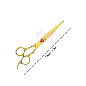 Tijeras profesionales japonesas de acero inoxidable para cortar Cabello, anillos giratorios de 6 pulgadas, hoja afilada, peluqueros, profesionales de la belleza - Product Image 3