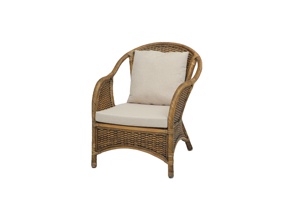 Sillón Aleta con Diseño Trenzado para Sala de Estar, Hotel, Comedor, Centro Comercial y Entrada - Hecho a Mano en Indonesia - Product Image 4