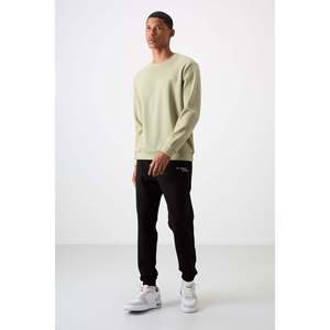 Conjunto Deportivo Casual para Hombre ala - Negro, Algodón Grueso, Textura Suave, Ajuste Cómodo con Diseño Bordado - 85254 - Product Image 4