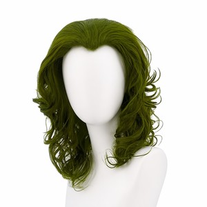 <span class=keywords><strong>Perruque</strong></span> de cosplay <span class=keywords><strong>Joker</strong></span> Arthur Flake, mélange de vert bouclé, <span class=keywords><strong>perruque</strong></span> d'anime - Product Image 2